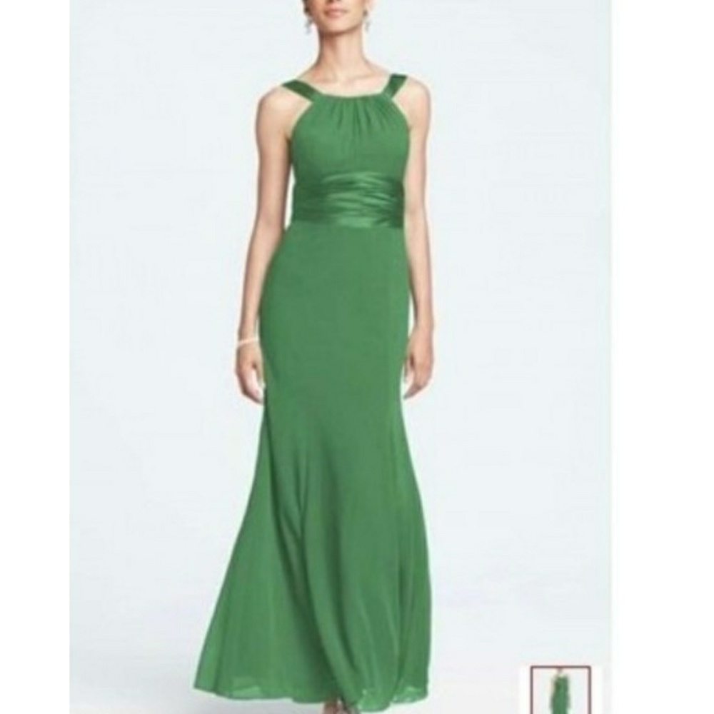 Clover green David's Bridal Gown